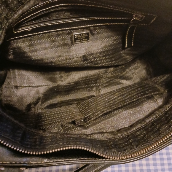 Vintage Prada Buckle Canvas Logo Satchel - Picture 16 of 16